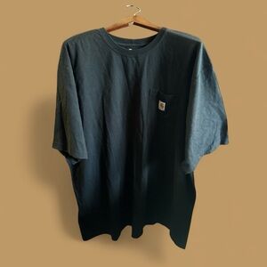 Carhartt Men's 3XL Short Sleeve Plain Black Pocket Tee Casual T-Shirt Work Shirt
